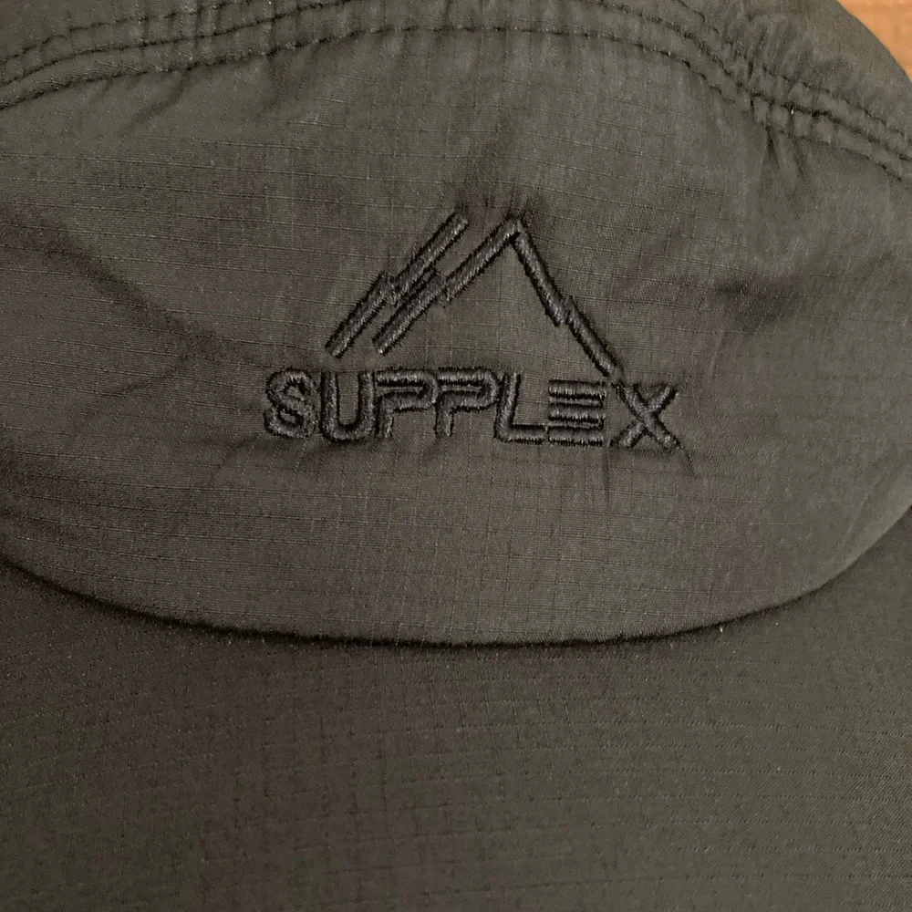 Supplex Fitted Trapper Hat Navy Blue Faux Fur Winter Cap OSFM